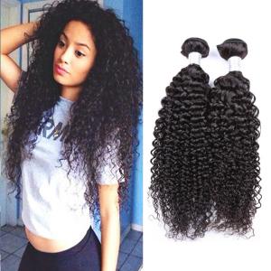 China Virgin Kinky Curly Hair 7A Peruvain Human Hair Weave Extensions 3 Bundles wholesale