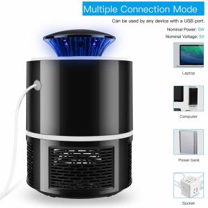 China hot sales design USB professional pest control mosquito killer lamp plastic electric fly killer with wave light wholesale