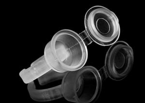 China Transparent Flip Anti Oxidation Microblading Ink Cup Ring With Cover wholesale
