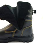 Genuine Leather Forest Firefighter Boots Waterproof Soft Rubber Sole Boots