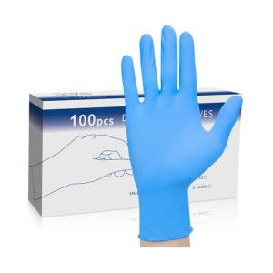 China Disposable Medical Device Consumables Composite Nitrile Inspection Gloves wholesale