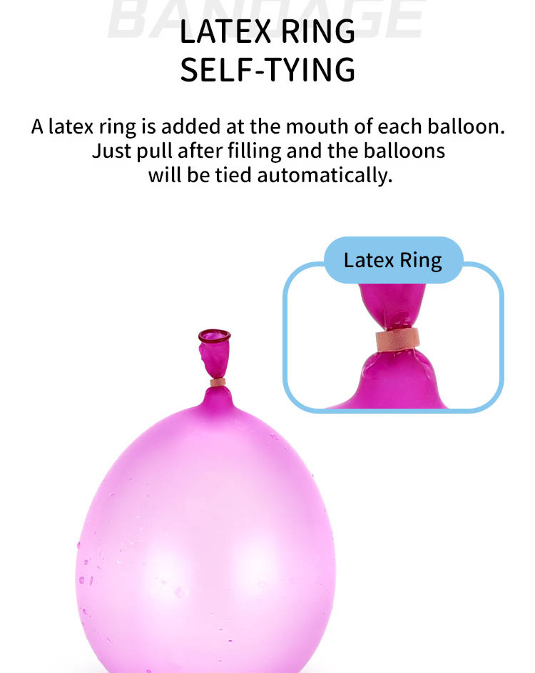 Sample 3-7 Days Quick Fill Water Balloon for Water Fighting Game Age Range 8 to 13 Years