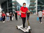 Precursor Airuide Brushless Hub Motor Electric E Scooter 30KG Lightweight