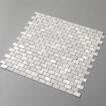 Morden Luxury White Pearl Mosaic Tile Brick Design For Wall Cabinet Chair