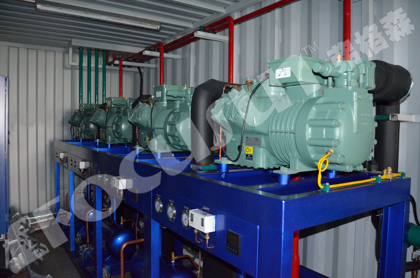 Condition PLC Controlled Water Chiller with Accurate Temperature Control and COP 3.5KW