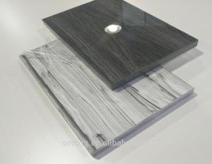 China Wardrobe Anti Scratch 6H Acrylic Wood Grain MDF Sheets wholesale