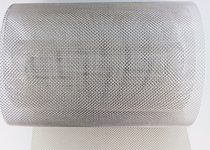 Alloy Woven Wire Cloth Mesh , Monel Wire Mesh Low Elongation Carious Hole Shapes