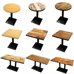 China European MDF Wooden Table And Chair Anti Corrosion Insect Prevention wholesale