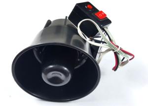 Black / Red Color Motorcycle Spare Parts Electric Motorcycle Horn Loud Sound