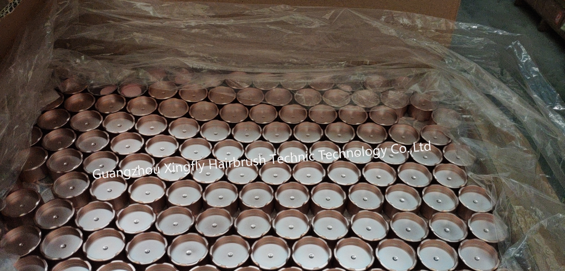 Screw Cap Nail Polish Bottle Cap Round Shape Printed Design