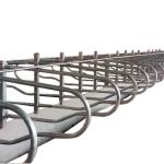 Cattle 9JY Type Acid Proof Free Stall Dairy Barn for Livestock