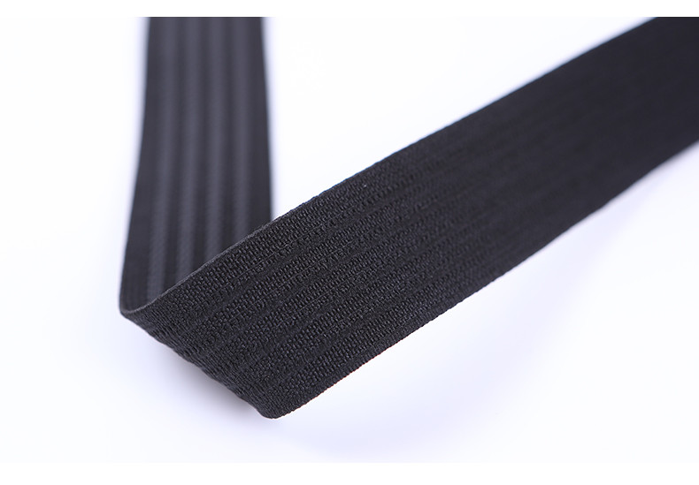 Polyester Rubber Non Slip Gripper Elastic Webbing For Cloth