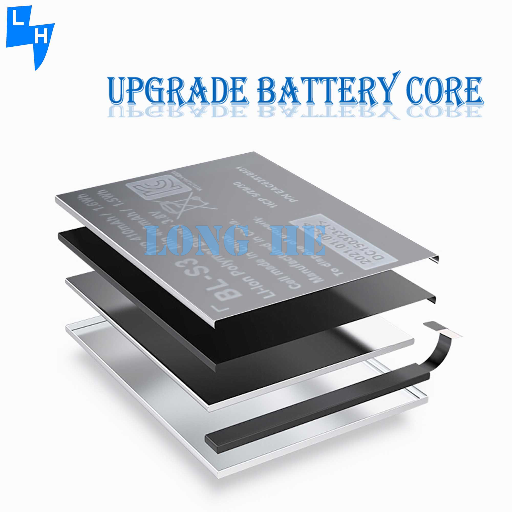 Dual IC Protection BL-S3 410mAh 1.6Wh Smart-Watch Battery for LG G Watch R W110 W150