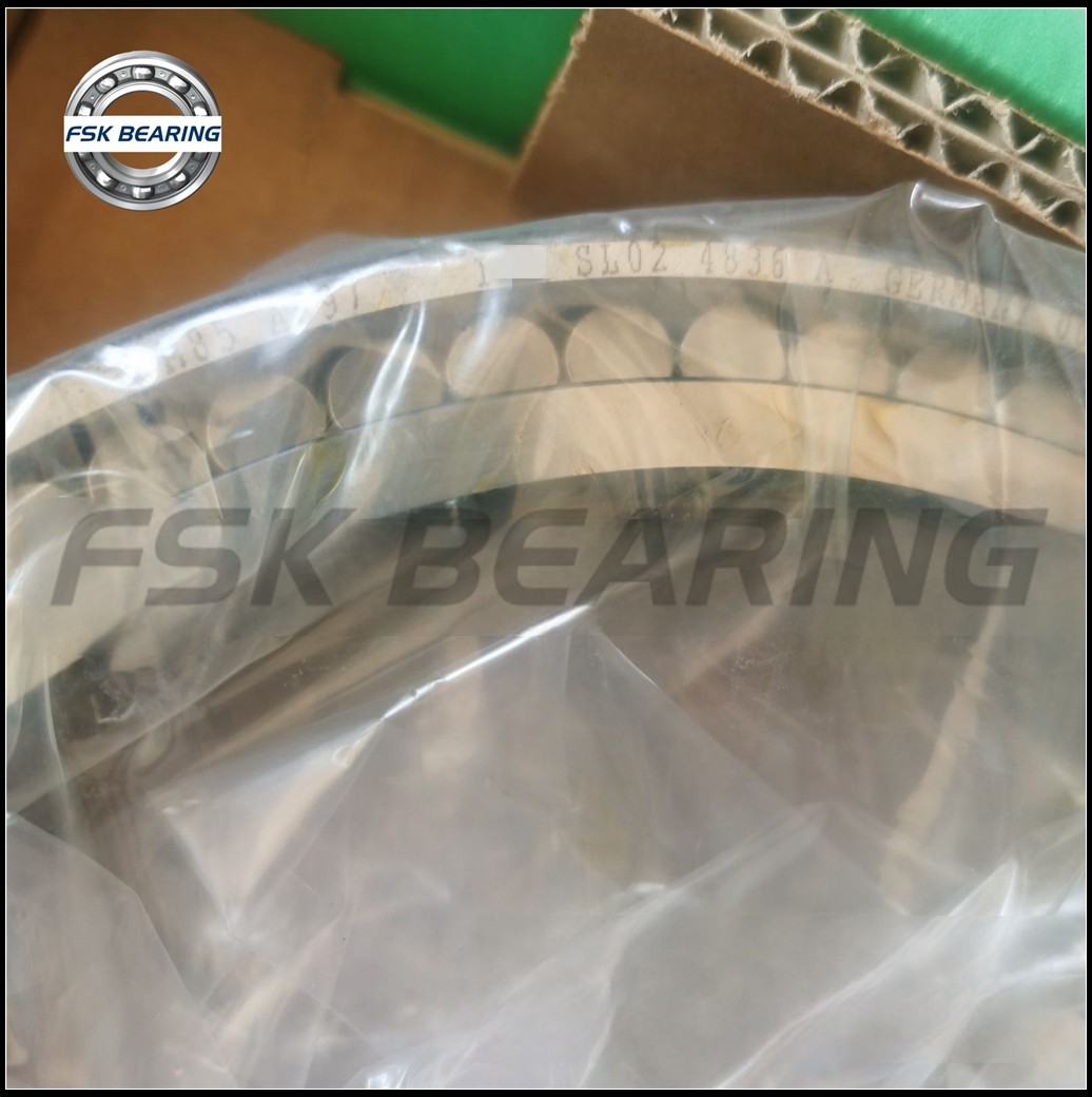 High Radial Load SL024836-A NNCL4836CV Double Row Cylindrical Roller Bearings 180*250*69 mm P6 P5