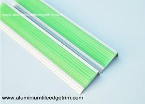 China Photoluminescent / Fluorescent Aluminum Stair Nosing Glow In The Dark wholesale
