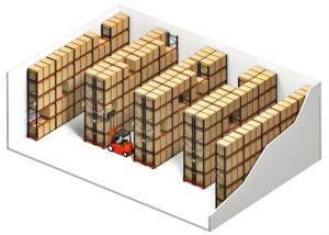 China 2000kg Pallet Rack Systems For Retailing Industries / Logistics Center wholesale