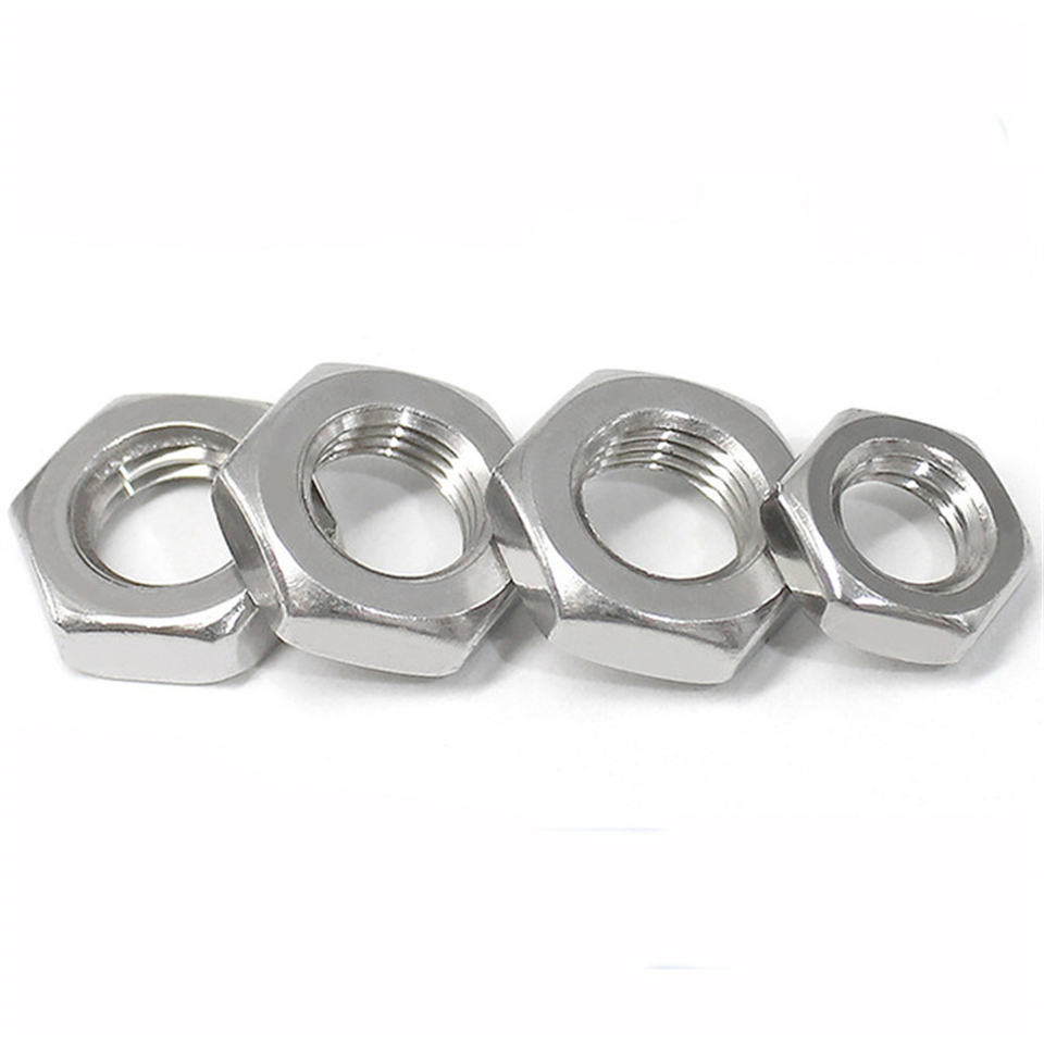 DIN439 Hex Jam Nut A2 Stainless M4 - M20 Stainless Steel Hex Nuts