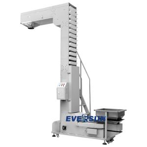 China Carbon Steel / SS304 / 316 Z Bucket Elevator With 1.8 - 10L Bucket Volume 0.75 - 22KW wholesale