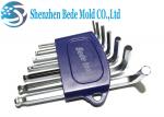 Overall Heat Treatment Hex Key Wrench , Hex Allen Key Set Bronze And Silver