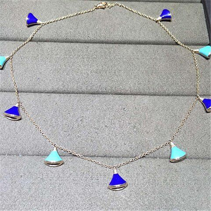 Luxury jewelry Factory B Long Necklace 18k gold white gold yellow gold rose gold necklace