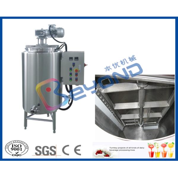 75L 150L 200L 300L Jacketed Stainless Steel Tank , High Efficiency Chocolate Melting Equipment