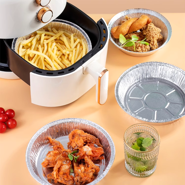 Food Safe Disposable Broiler Pans Aluminum Foil Food Container Oblong Pan To Go Trays