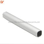 Industrial Aluminium Lean Pipe Cylindrical Profile 1-2.0mm Thickness Sliver