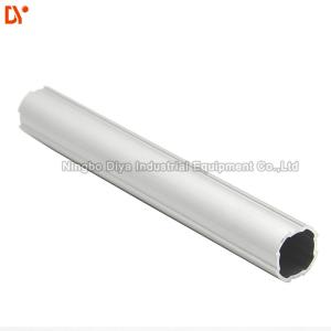 China Anodizing Aluminium Profile Lean Tube 4000mm Length 1.7mm Thickness wholesale
