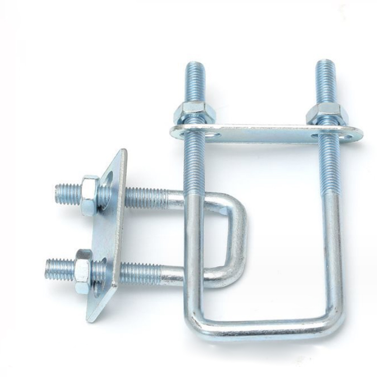 DIN3570 Customized Various Sizes Supported Piping Connector Cross Double U-shaped Pipe Clamp U Bolts