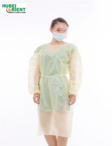 China Elastic Knitted Wrist Disposable Hospital Isolation Gown wholesale