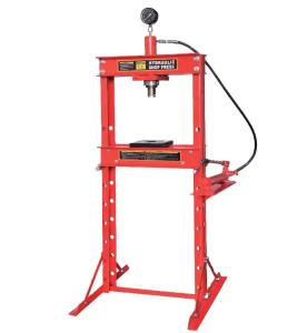 China Width 510mm 20 Ton Hydraulic Shop Press Automotive Working Range 35-912mm wholesale