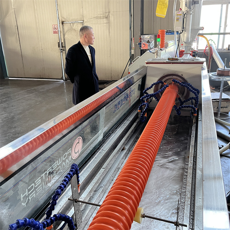 Electric Plastic Extrusion Machinery PPR / PERT Pipe Production Line