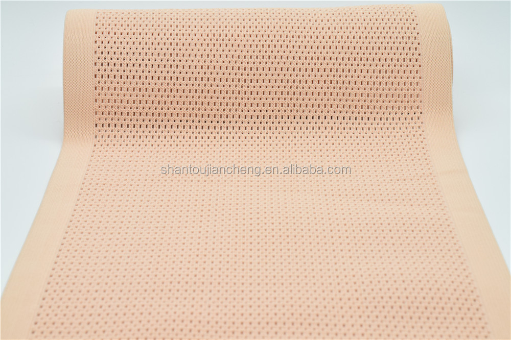 230mm High quality polyester mesh elastic band custom webbing for abdominal binder webbing
