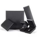 Rectangular PU Leather Box Recyclable Necklace Box Packaging Embossing