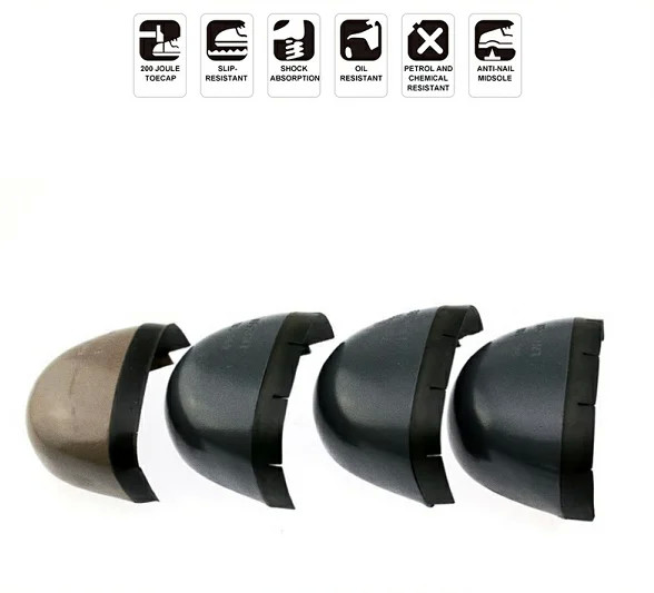 High Quality Anti-Smash And Anti-Puncture Steel Lron Toe Plastic Toe Composite Toe Fiberglass Toe Shoes