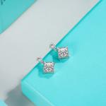 925silver 1 Carat Diamond Moissanite Pendant Necklace Women Gift