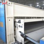Nonwoven synthetic leather fabric needle punched machine leather substrate layer