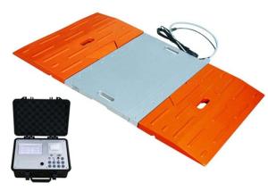 China 40T LED Portable Axle Weighing Scales Overload Protection wholesale