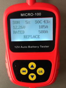 China Car Battery Tester MICRO-100 Digital Battery Tester Battery Conductance &amp; Electrical Syste wholesale