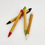 Creative Bamboo Wooden Ball Pen Multiple Colors Eco-friendly Advertising