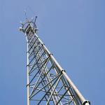 Mast Three Tube 36m/S Tubular Steel Tower Large Telecommunication Power Oil