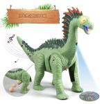 Finished Goods Children's Toy Dinosaur with Long Neck Laying Eggs and Walking
