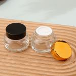 Simple Cosmetic Glass Bottle Leak Proof UV Electroplating Glass Skincare Bottles