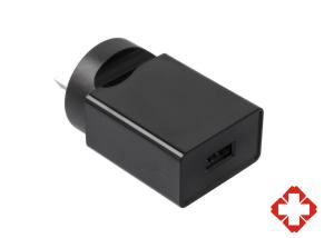 China EN/IEC 60601 Certified 5V 2A Medical Power Supply | 12V AC Adapter &amp; 24V USB Charger with AU Plug for Healthcare Device wholesale