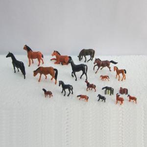 China 1:150 color horse,model animal,model horse,model material,HO animal,painted horse,colorful horses wholesale