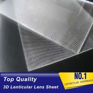 China PLASTIC LENTICULAR 20 LPI 3D lens sheet lenticular lens sheet PS lens sheet flip lenticular plastic sheets wholesale