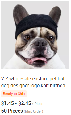 Y-Z Small Mini Dachshund Wiener Dog Pet Hat Dog Clothes Knitted Little Knit Dog Hat