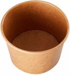 kraft Paper Bowls Environmentally friendly Brown Take Away 280gsm Disposable