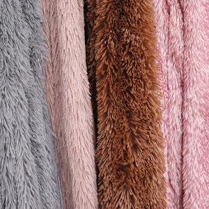 China HomeLightweight Faux Fur Throw Blanket High Durability Fluffy Fur Blanket wholesale