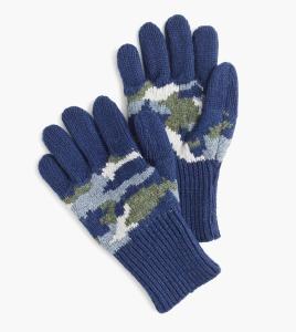 China 7GG Jersey Boys Winter Gloves , Knitted Hand Gloves With Lining Children Size wholesale